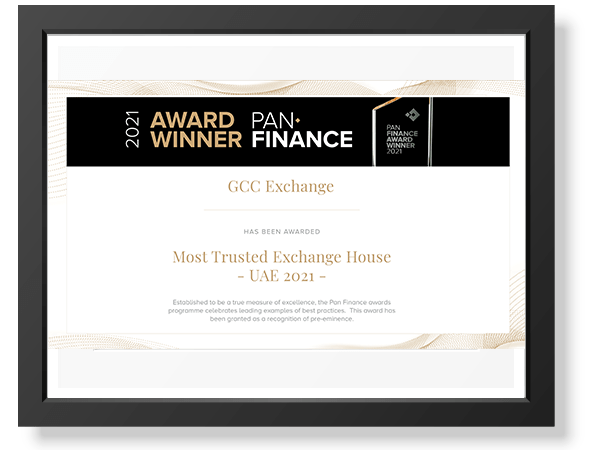 GCC Exchange Pan Finance Award